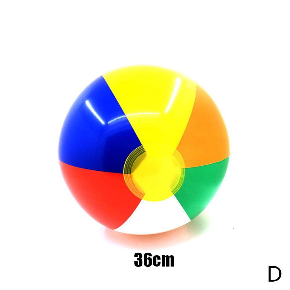 23cm 30cm 40cm Inflatable Beach Ball Kid Swimming Pool Assorted Game Favors Beachball Rainbow Toys Summer Color Water Summer Shower Play Fun Toy Color Party Toy Pool R8G9