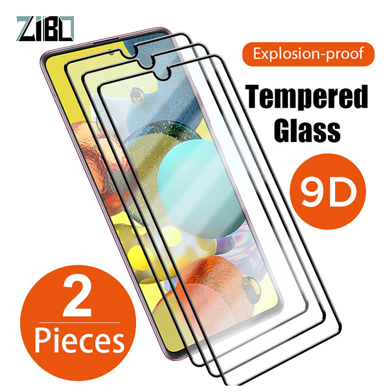 9H Hardness Full Cover Screen Film For Samsung A50 A50s A70 A51 A71 A52 A72 A22 A23 A33 A34 A35 A53 A54 A55 A73 5G HD Tempered Glass Screen Protective Film (2 Pcs)