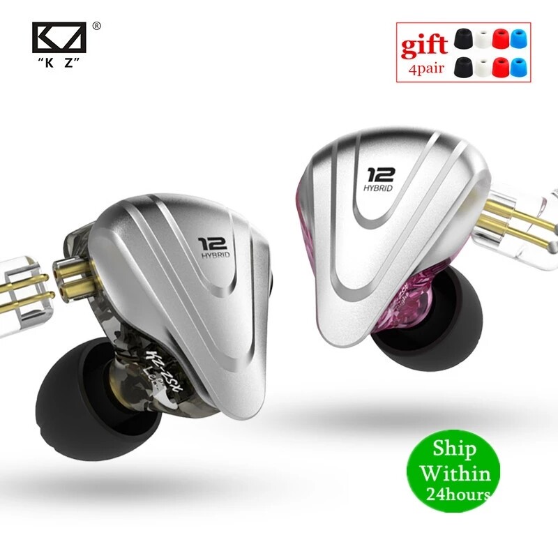 KZ ZSX Terminator 5BA 1DD Hybrid In-ear Earphones HIFI Metal Headset Music Sport ZS10 PRO AS12 AS16 ZSN PRO C12 A10 V90 DMG