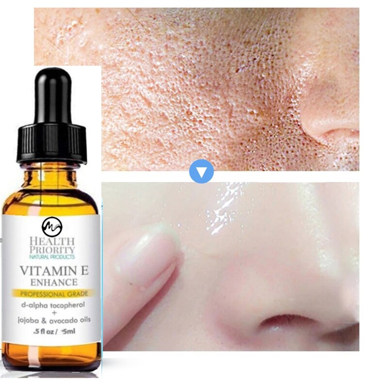 Minch Vitamin E Face Serum 100% Organic Skin Oil Anti-Wrinkle Essence Oil Moisturizing Tight Whitening Skin Care Essence Oils
