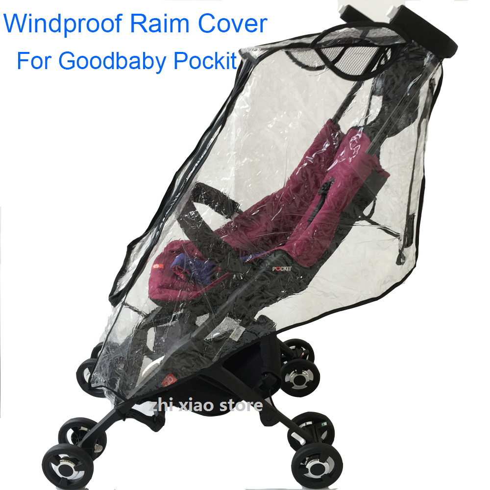 Stroller Raincoat for Goodbaby Pockit Umbrella Car Rain Cover for GB Pockit+ Pushchair Windproof Clothes Trolley Accessories