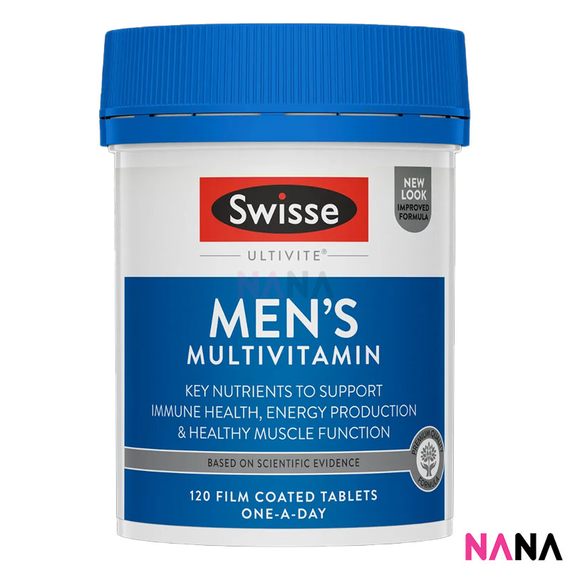 Swisse Ultivite Men's Multivitamin 120 Capsules (EXP:03 2025)