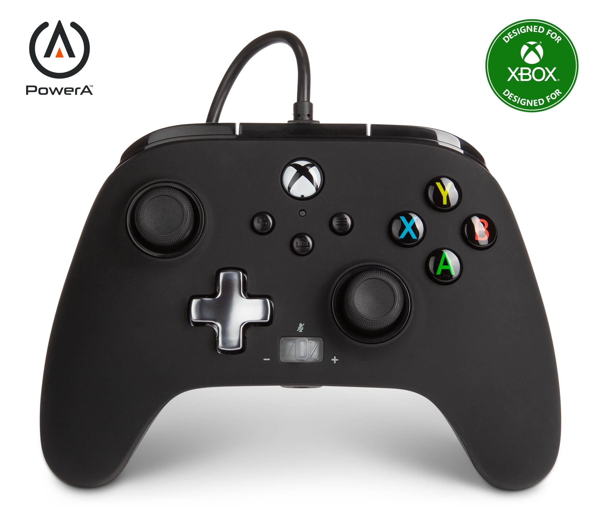 PowerA Enhanced Wired Controller for Xbox Series X|S, Xbox One, Windows 10/11 - Black (Officially Licensed)