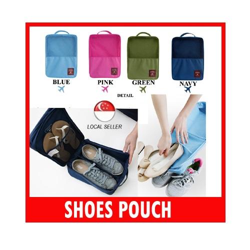 [ SG Local Seller ] Shoes Bag / Travel shoes Bag / Travelling Pouch / Handy / Gym / Outdoor [ By Kim Hyeon ]