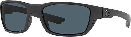 Costa Del Mar Sunglasses for Men -Whitetip Mens Polarized Sunglasses - Fishing, Boating & Beach UV Protection - Size 58, 580P